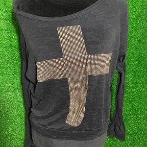 Bedazzled Cross Shirt